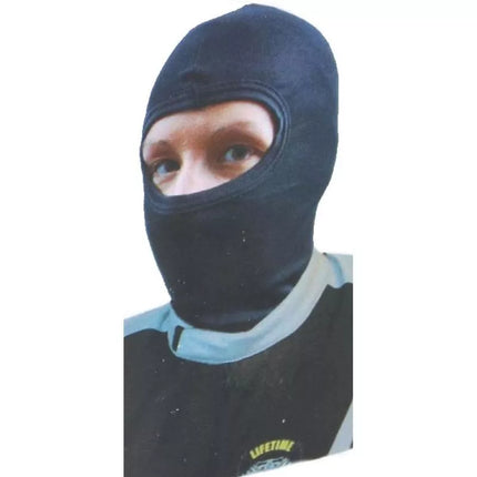 Juoda dviratininko balaklava