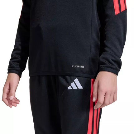adidas Tiro 26 League Training Top for kids, black, white, and red, JY7159
