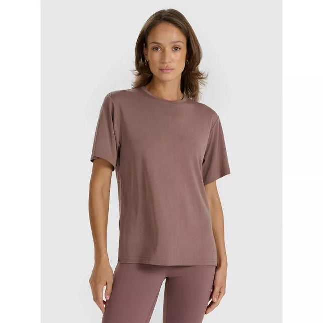 Moteriški oversize marškinėliai su modalu 4F 4FRAW25TTSHF3408-82S