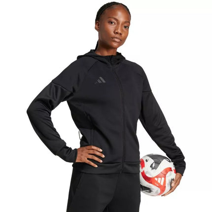 Women's adidas Tiro 25 Hoodie Full-Zip Black JD9079