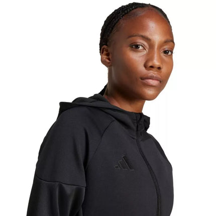 Women's adidas Tiro 25 Hoodie Full-Zip Black JD9079