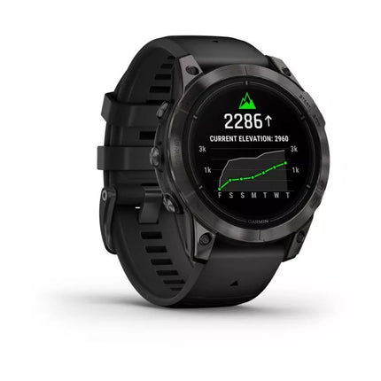 Garmin EPIX PRO g2 47mm Safyrinis Anglies pilkos spalvos su DLC danga, Titano juodumo