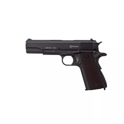 Oro pistoletas RANGER M1911 BB KWC kal. 4.5 mm BB šratai, BLOW BACK, 17 šūvių, VISAS METALINIS, CO2 (AAKCMB760AZB)