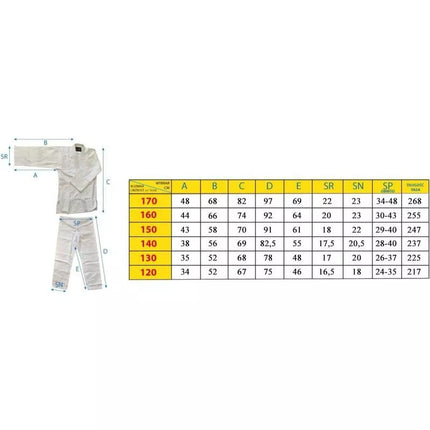 ENERO JUDO AIKIDO KIMONO 150CM BLUE
