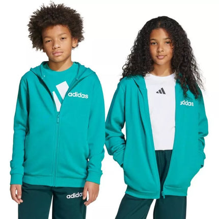 Adidas Essentials žalias vaikams sportinis kostiumas JN2427