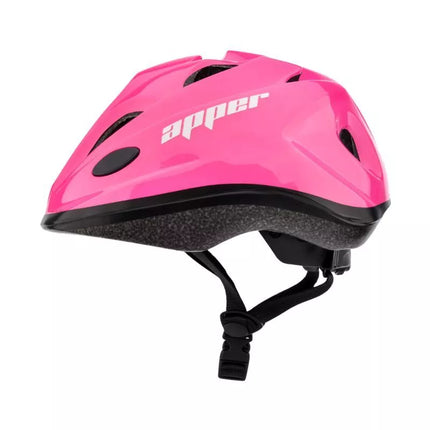 Dviračio šalmas Meteor KS07 Apper, dydis M 52-56 cm, rožinis, 24899