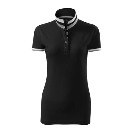 Malfini Collar Up W MLI-25701 Juoda Polo Marškinėli