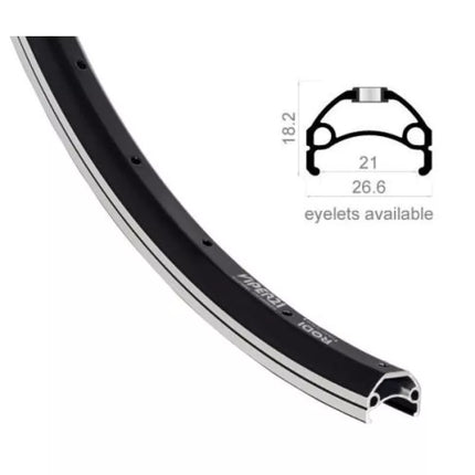VIPER ratlankis 26'' 559x21 juodas 36 skylutės
