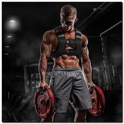 HMS KTO08 8kg Neoprene Weighted Training Vest