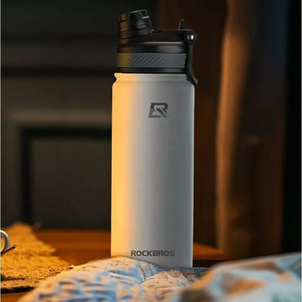 Rockbros 35210029005 terminė dviračio gertuvė gėrimams 550 ml - balta