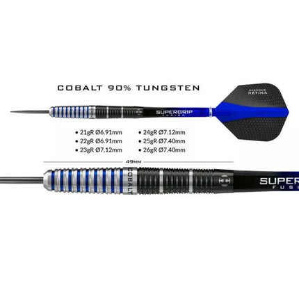 Harrows COBALT 90% Steeltip Darts HS-TNK-000013299