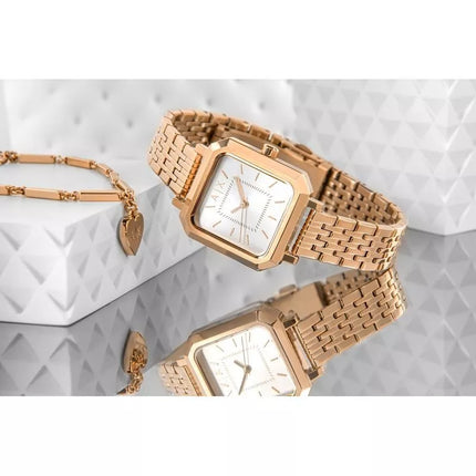 Moteriškas laikrodis + Apyrankė ARMANI EXCHANGE AX7164SET + Dėžutė