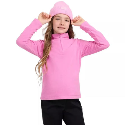 Fleece bliuzonas mergaitėms 4F F060 fuksijų 4FJWAW25UFLEF060 55S