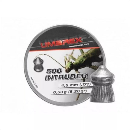 4.5 mm Umarex Intruder Smailūs Briaunoti Šratai 500 vnt.