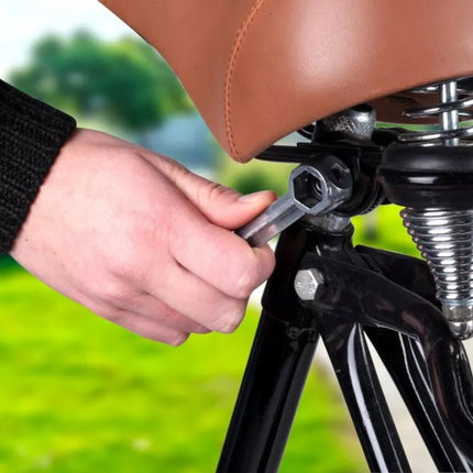 DUNLOP 10-FUNCTION BONE-SHAPED BIKE WRENCH