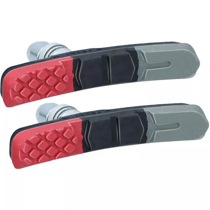 BRAKE PADS 2PCS NUT MOUNTING 3 TYPES OF RUBBER 70MM BICYCLE GEAR