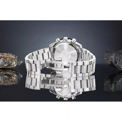 Vyriškas laikrodis Giewont Chronograph Safyrinis Sidabrinis Juodas GW8720-B2