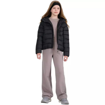 Children's down jacket 4F U0704 deep black 4FJWAW25TDJAU0704 20S