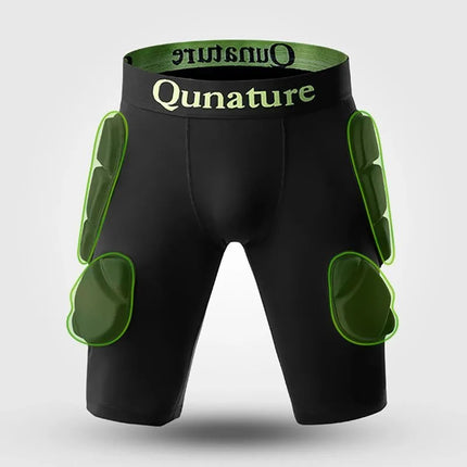 Qunature Ski Hip Protectors - Advanced XL Skis Snowboard Skates - Black