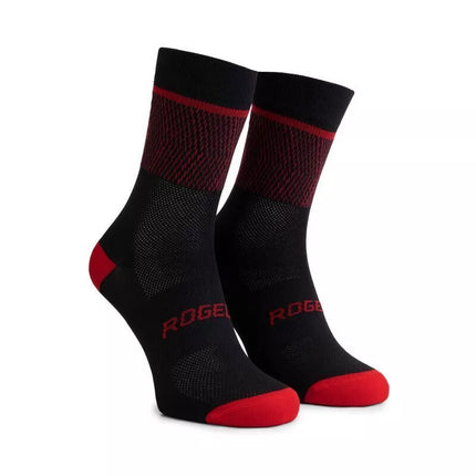 Rogelli HERO II kojinės, juodos ir raudonos, 36-39 dydžio
