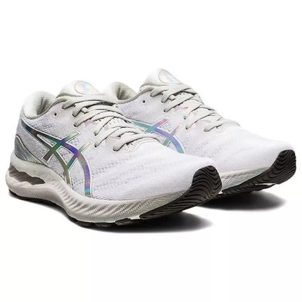 ASICS GEL-NIMBUS 23 PLATINUM GLACIER GRAY/WHITE (1012B132-020)
