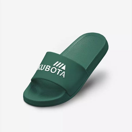 Kubota paprastos žalios baseino šlepetės