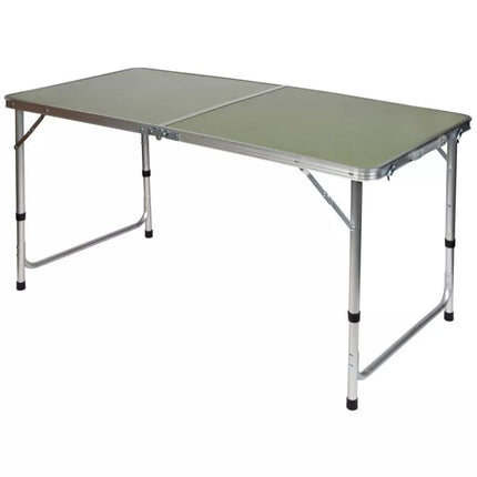 SULANKSTOMAS KEMPINGO STALAS 120X60X70/62/55CM ŽALIAS