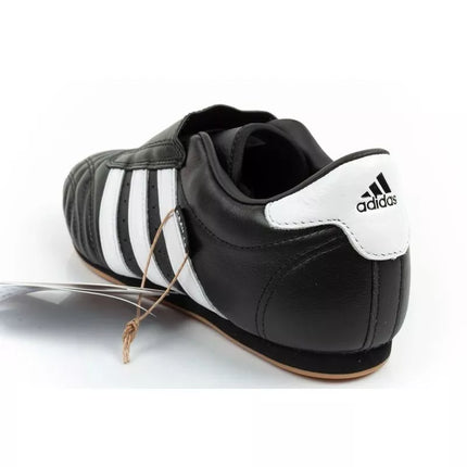 Adidas Women's Taekwondo Sports Shoes Black Leather Slip-On