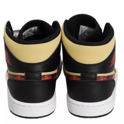 Originalūs Air Jordan 1 Mid Tartan Swoosh Vyriški Kedai - DZ5329-001
