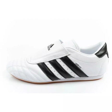 Adidas women's Taekwondo sports shoes white leather slip-on
