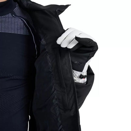 Men's ski jacket 4F M0788 deep black 4FWAW25TTJAM0788 20S
