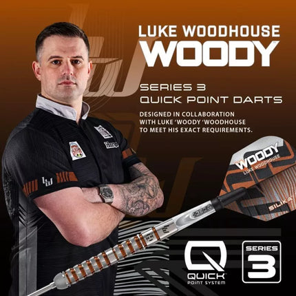 Harrows LUKE WOODHOUSE SERIES 3 90% steeltip darts