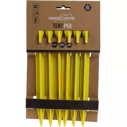 PALAPINĖS KUOLIUKAI 23CM PLASTIKINIAI, 6 VNT. RINKINYS REDCLIFFS