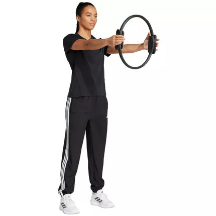 adidas Train Essentials 3-Stripes Woven Women's Pants Black JI8313