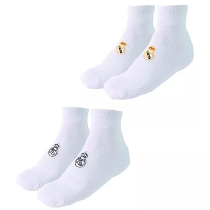 Real Madrid socks 2-pack white 2900003458
