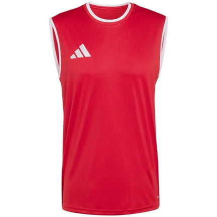 adidas Entrada 26 vyriški marškinėliai be rankovių, raudoni, KB3932