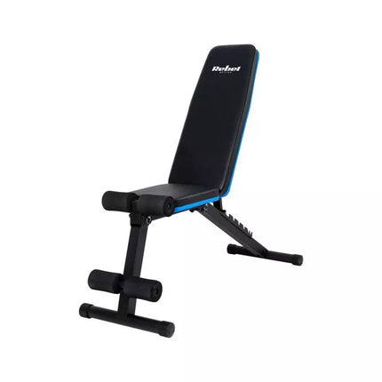 Reinforced incline training bench with leg lock, REBEL ACTIVE