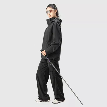 Qunature Nordic Walking Trekking Pole Aluminum 110 - 130 cm 1 pc. - Purple