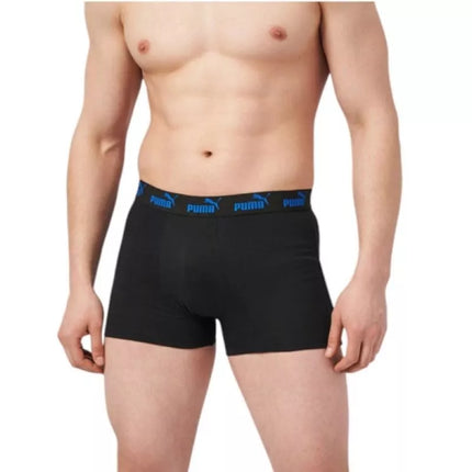 Puma men's boxer briefs 2-Pack blue black comfortable cotton