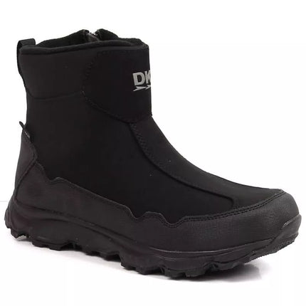 DK Jr DK58A Waterproof Insulated Snow Boots, Black