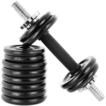 CAST IRON DUMBBELL 15 KG (2x7.5 KG) ENERO FIT CASE