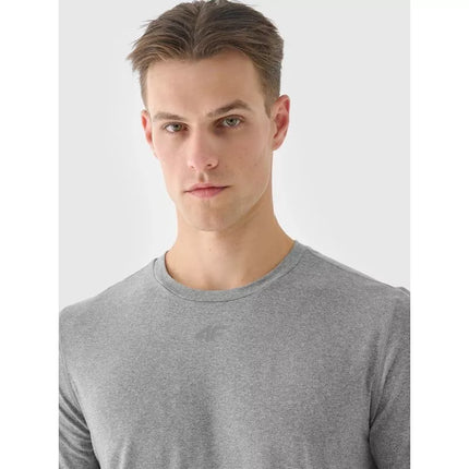 Men's quick-drying regular training T-shirt 4F 4FWAW24TFTSM1003-25M