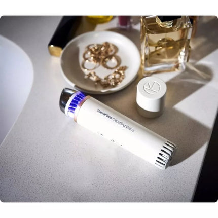 Therabody TheraFace Depuffing Wand (White) – Facial Treatment Wand