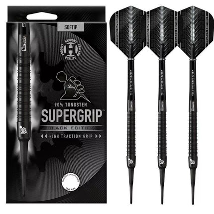 Harrows Supergrip Black 90% Softip Smiginės