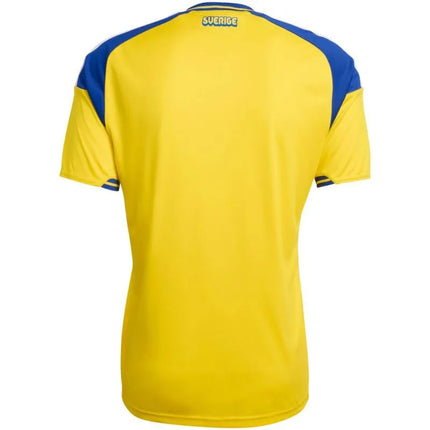 Men's adidas Sweden 26 Home Jersey yellow and blue JM5814