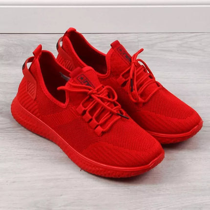 NEWS M EVE266B red textile sports shoes