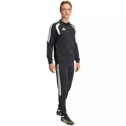 Vyriškas adidas Tiro 26 League Sweat Crew džemperis, juodas ir baltas KF3413