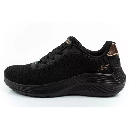 Skechers women's sports shoes Bobs Squad Waves black lightweight fashionable