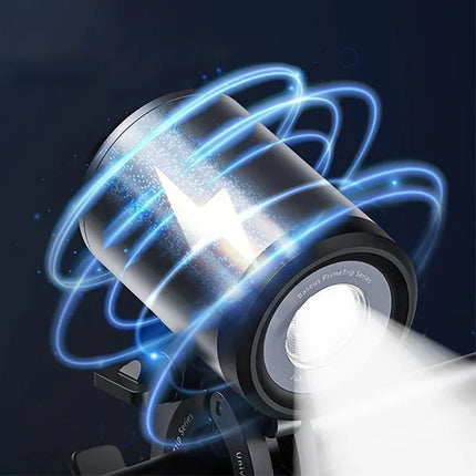 Baseus PrimeTrip Universal 3000mAh IP68 LED Holder with 2-in-1 Lamp - Black and Gray