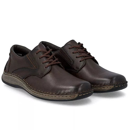 Rieker 05211-25 men's comfortable brown leather shoes